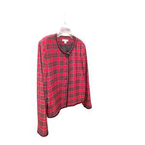 Vintage Pendleton 100% Virgin Wool Tartan Plaid Blazer Jacket